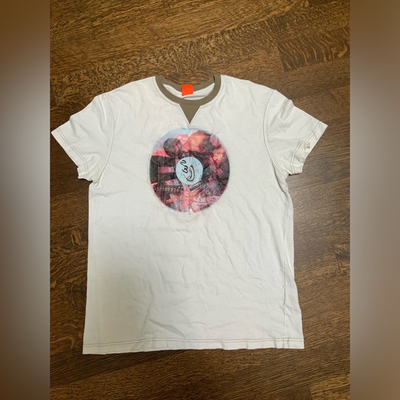 HUGO BOSS Graphic Cotton Soft T-Shirt White Men’s Size Large Made in Portugal - Picture 5 of 14